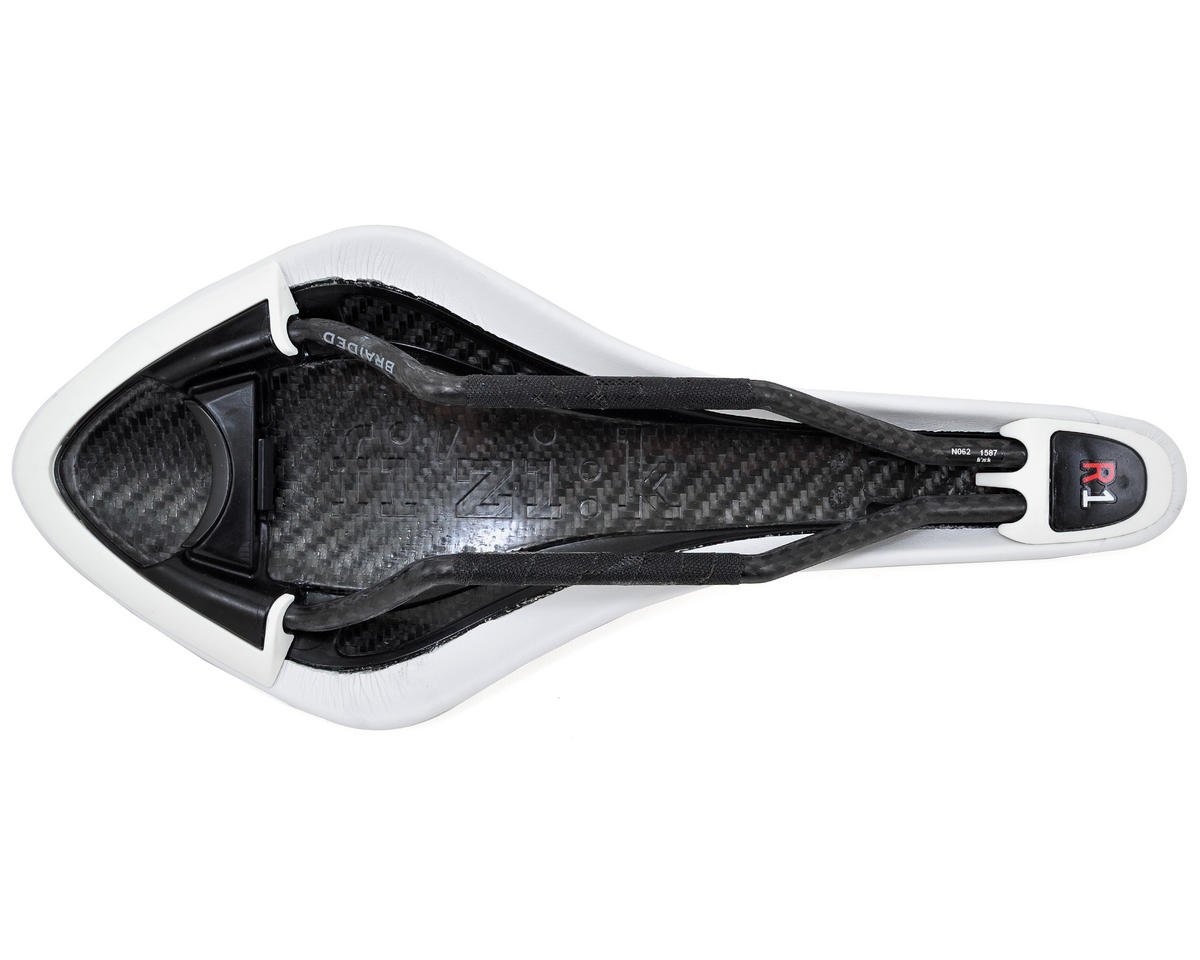 Amazon.com : Fizik Arione R1 Carbon Braided Saddle, White : Bike